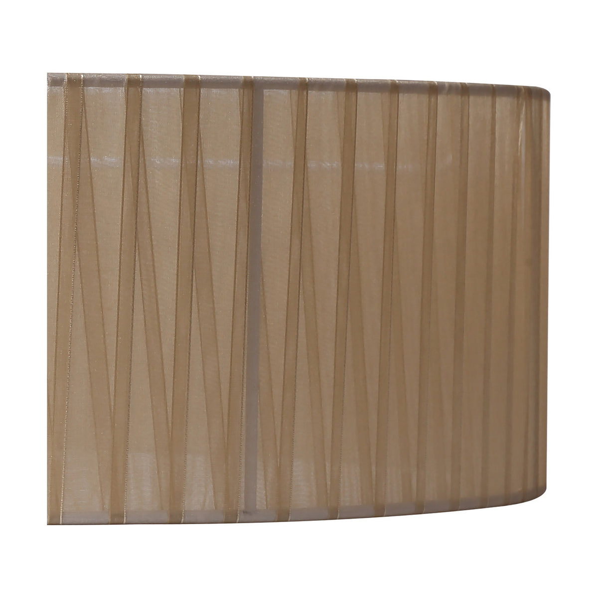 Serena Lamp Shade 45cm Organza Fabric - Soft Bronze
