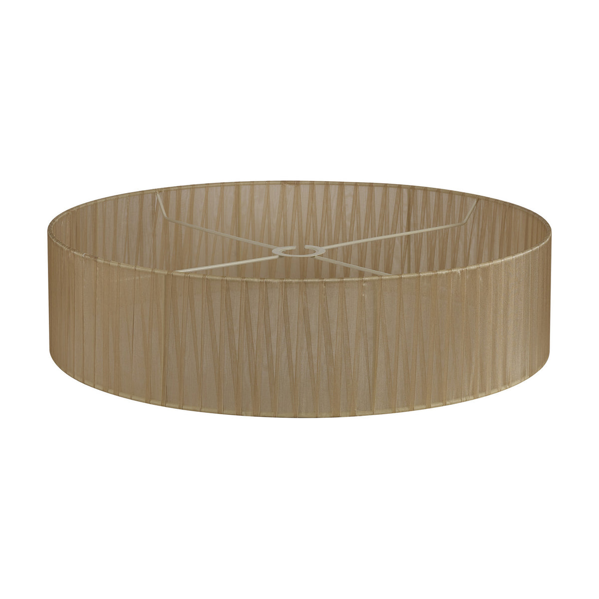 Serena Lamp Shade 60cm Organza Fabric - Soft Bronze