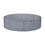 Serena Lamp Shade 60cm Organza Fabric - Grey