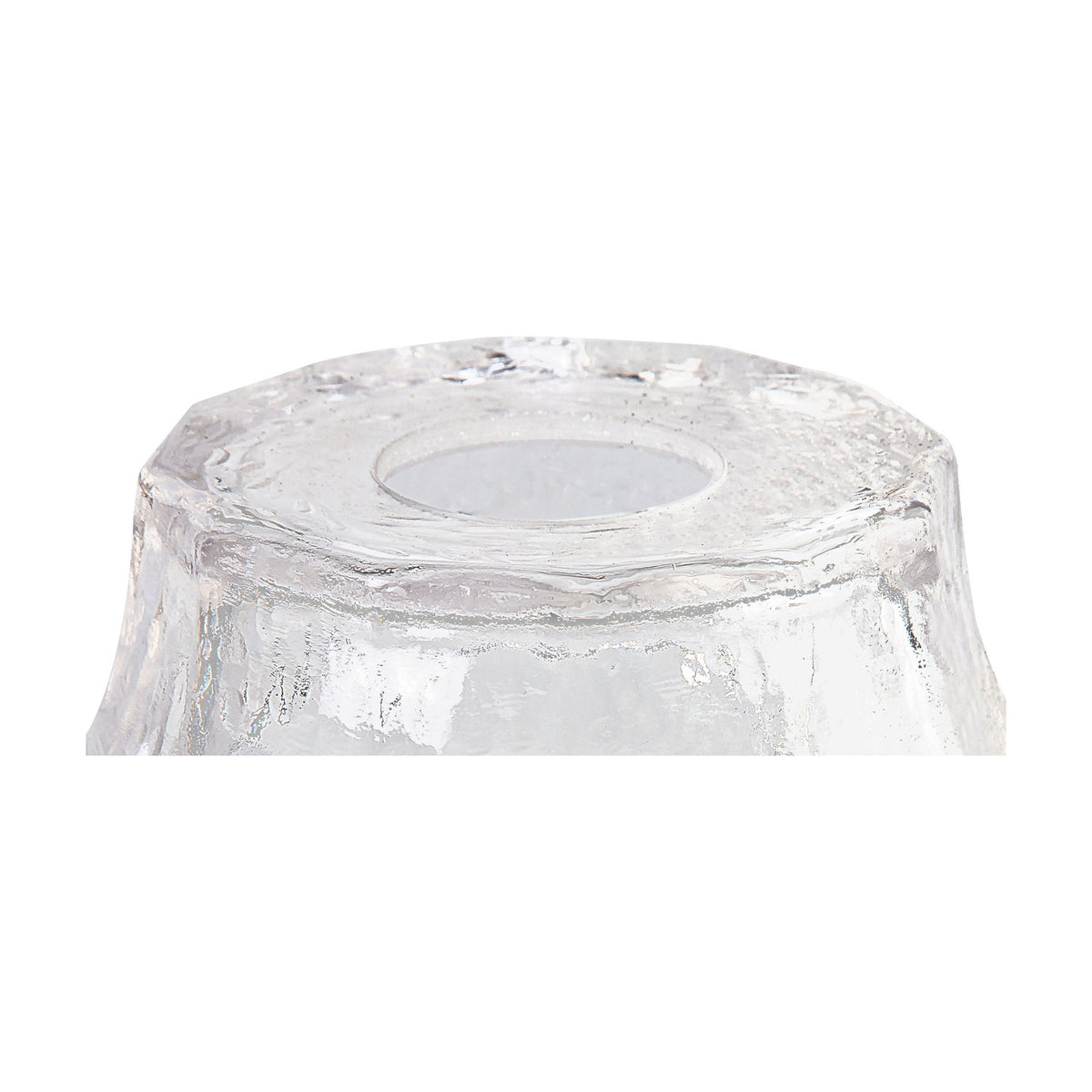 Gilda Curved Lamp Shade 17.5cm Glass - Clear