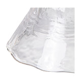 Gilda Curved Lamp Shade 17.5cm Glass - Clear