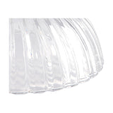 Gilda Shallow Lamp Shade 20cm Glass - Clear