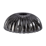 Gilda Shallow Lamp Shade 20cm Glass - Smoked
