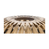 Gilda Shallow Lamp Shade 20cm Glass - Cognac