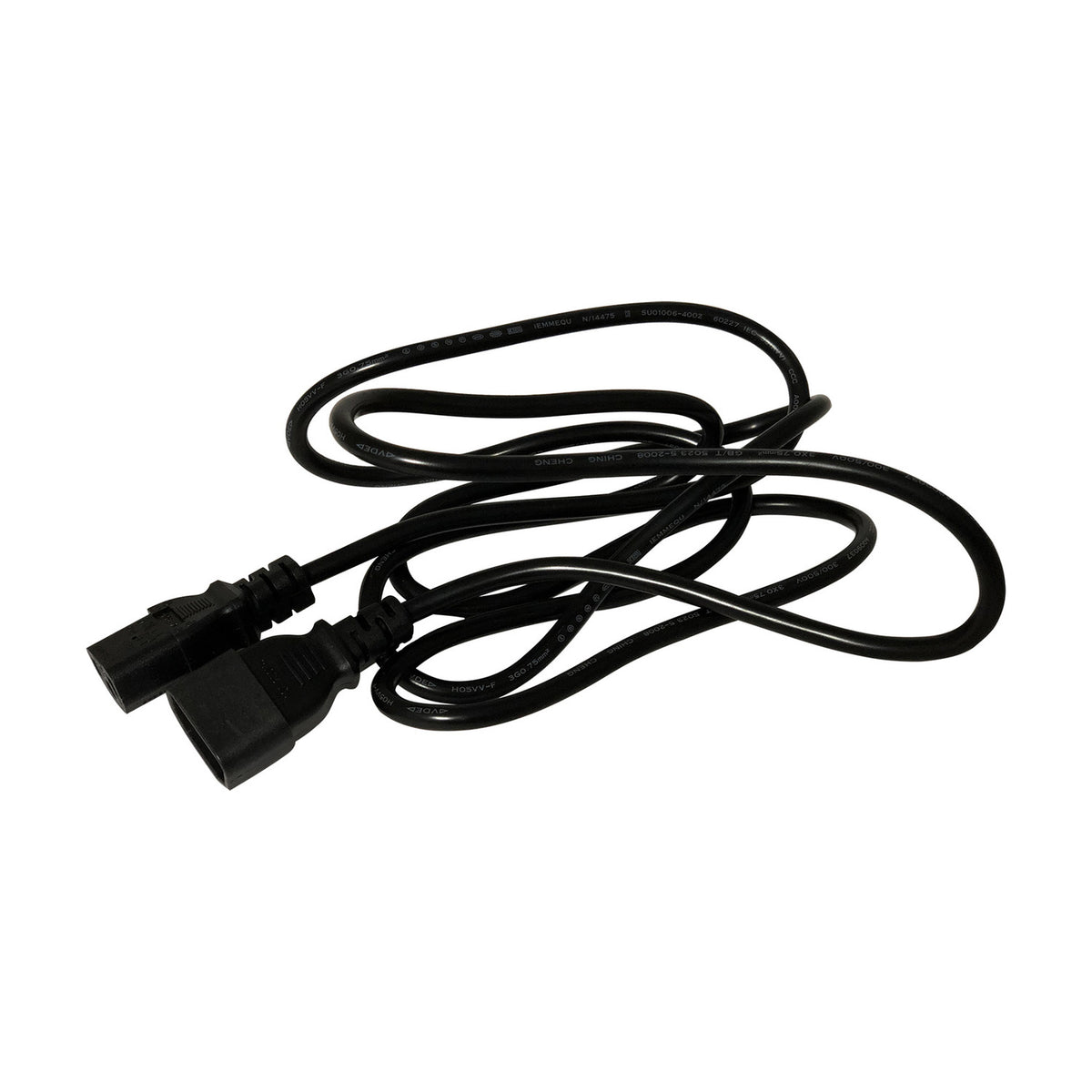 Additions IEC Lead 2.05m Long - Black