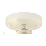 Baymont 3 Light E27 Flush Ceiling Light 22.5cm - White