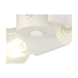 Baymont 3 Light E27 Flush Ceiling Light 22.5cm - White