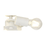 Baymont 3 Light E27 Flush Ceiling Light 22.5cm - White