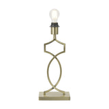 Courtyard E27 Table Lamp 18cm Long - Antique Brass