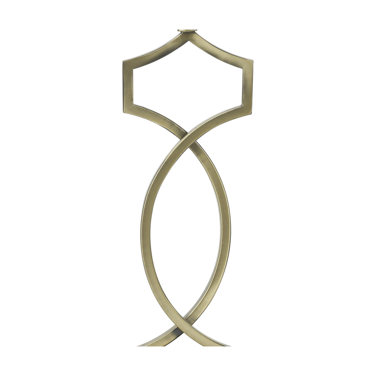 Courtyard E27 Table Lamp 18cm Long - Antique Brass