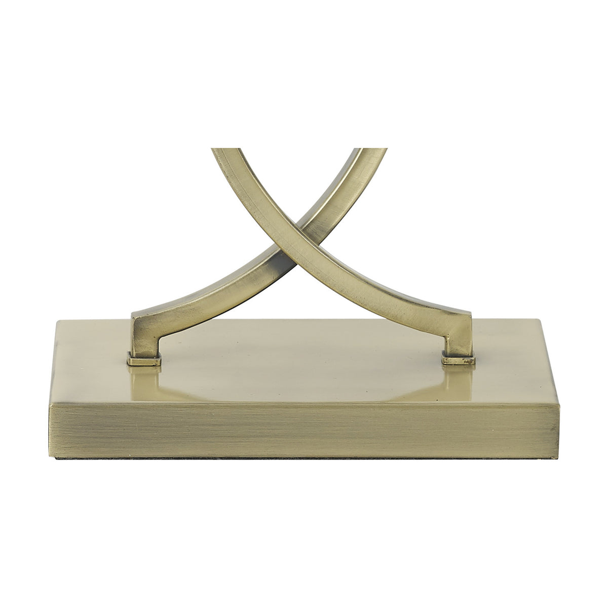 Courtyard E27 Table Lamp 18cm Long - Antique Brass