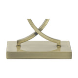 Courtyard E27 Table Lamp 18cm Long - Antique Brass