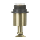 Courtyard E27 Table Lamp 18cm Long - Antique Brass