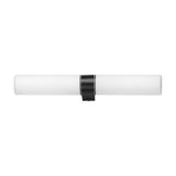 Tasso 2 Light E14 IP44 Wall Light 55mm High - Satin Black