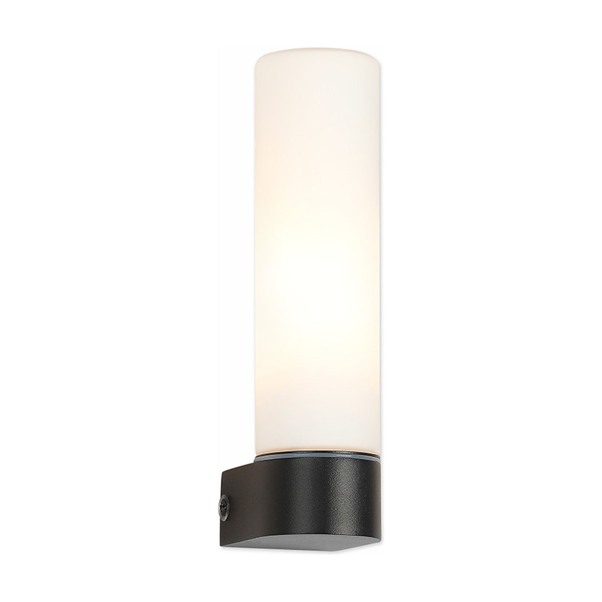 Tasso E14 IP44 Wall Light 21.5cm High - Satin Black