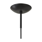 Miranda E27 Pendant Light 40cm Frosted - Matt Black