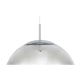 Miranda E27 Pendant Light 40cm Mirror - Polished Chrome