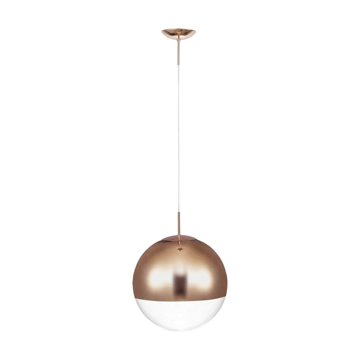 Miranda E27 Pendant Light 40cm - Copper