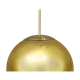 Miranda E27 Pendant Light 40cm Gold Mirrored - Antique Gold