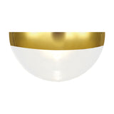Miranda E27 Pendant Light 40cm Gold Mirrored - Antique Gold