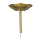 Miranda E27 Pendant Light 40cm Gold Mirrored - Antique Gold