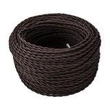 Cavo Twisted Cable 5.3mm Dia 1m Drop - Dark Brown