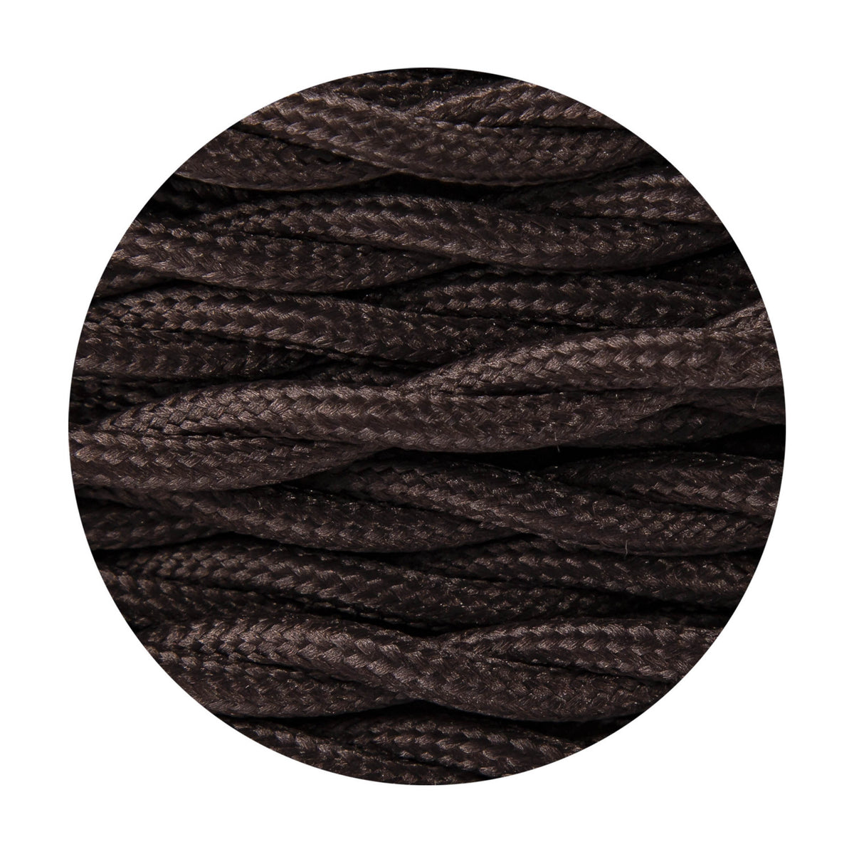 Cavo Twisted Cable 5.3mm Dia 1m Drop - Dark Brown
