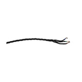 Cavo Twisted Cable 5.3mm Dia 1m Drop - Black