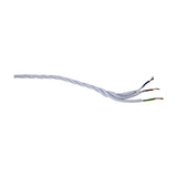 Cavo Twisted Cable 5.3mm Dia 1m Drop - White