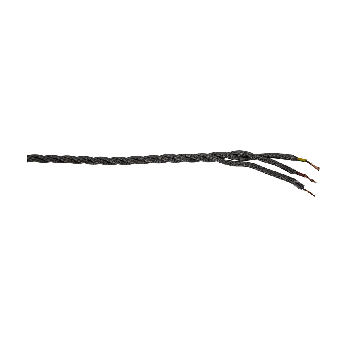 Cavo Braided Twisted Copper Cable 3 Core 0.75mm - Grey