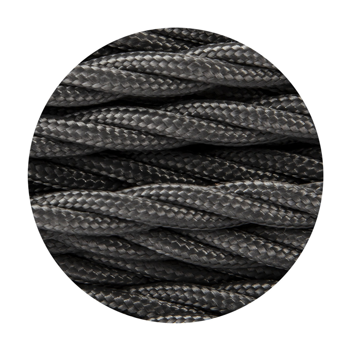 Cavo Braided Twisted Copper Cable 3 Core 0.75mm - Grey