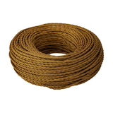 Cavo Twisted Cable 5.3mm Dia 1m Drop - Gold