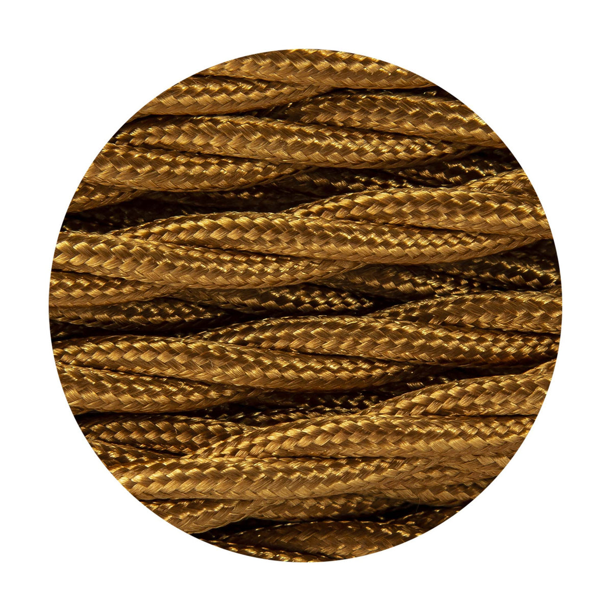 Cavo Twisted Cable 5.3mm Dia 1m Drop - Gold
