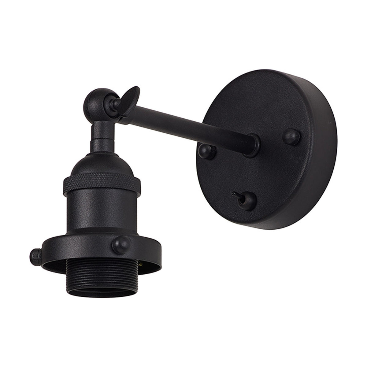 Dreifa E27 Wall Light - Matt Black