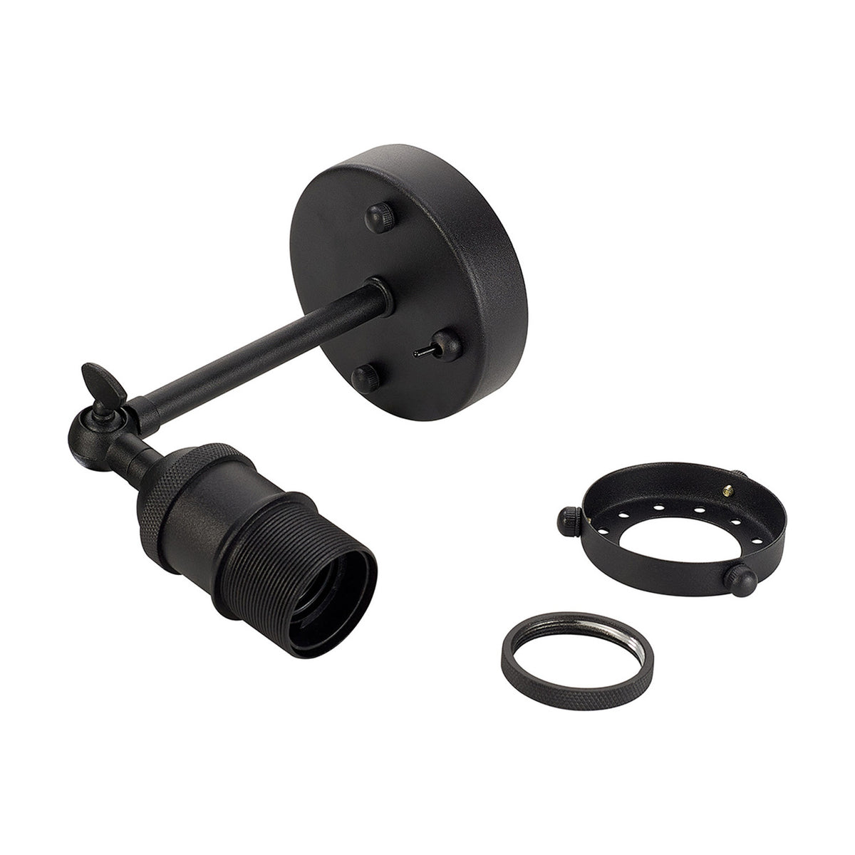 Dreifa E27 Wall Light - Matt Black
