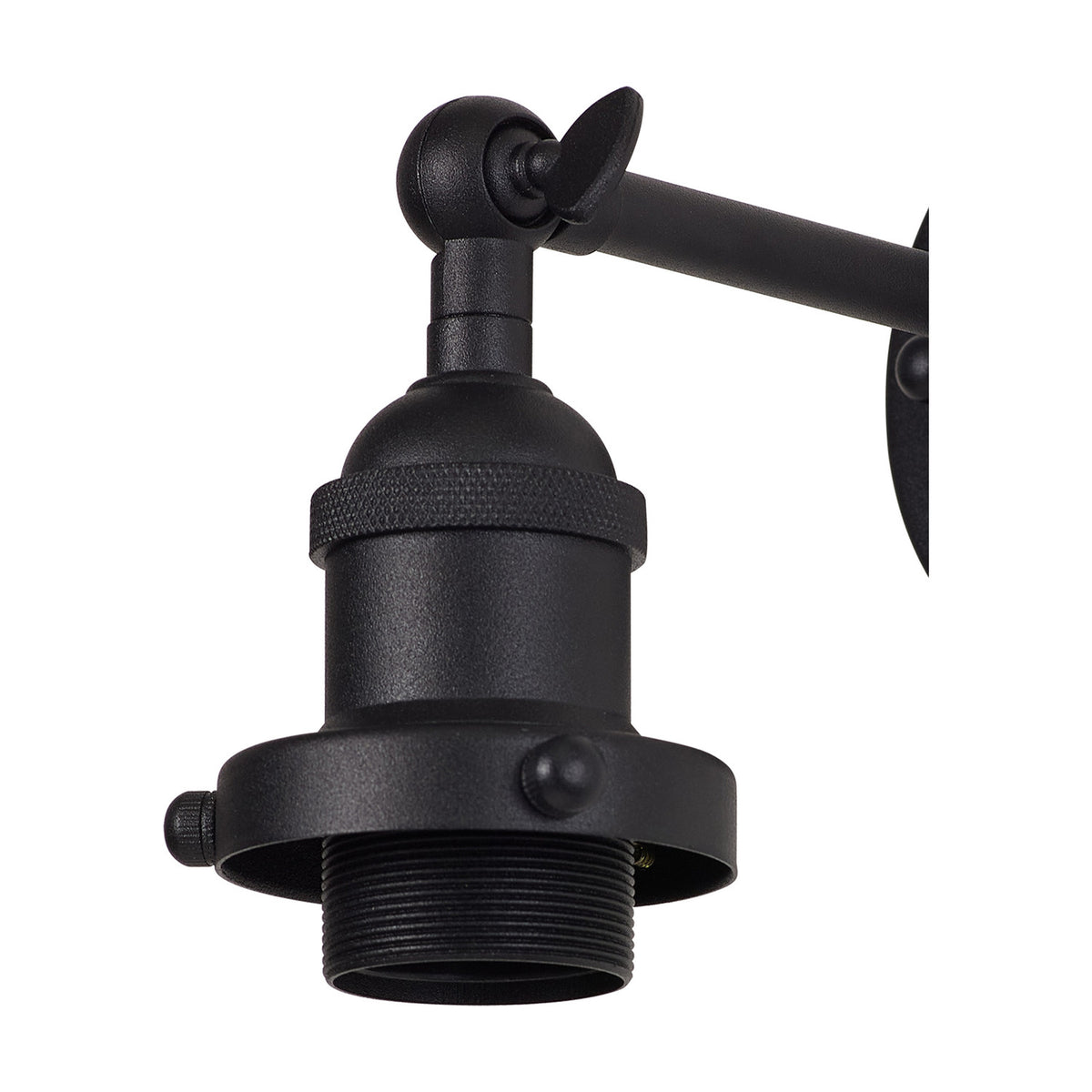 Dreifa E27 Wall Light - Matt Black