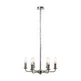 Banyan 6 Light Semi Flush Ceiling Light 44cm - Polished Nickel