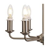 Banyan 6 Light E14 Semi Flush Ceiling Light 44cm - Satin Nickel
