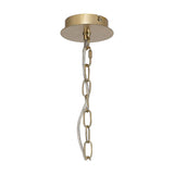 Banyan 6 Light E14 Semi Flush Ceiling Light 44cm - Champagne Gold
