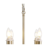 Banyan 6 Light E14 Semi Flush Ceiling Light 44cm - Champagne Gold