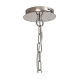 Banyan 8 Light Semi Flush Ceiling Light 59cm - Polished Nickel