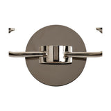 Banyan 2 Light E14 Wall Light 17.5cm High - Polished Nickel