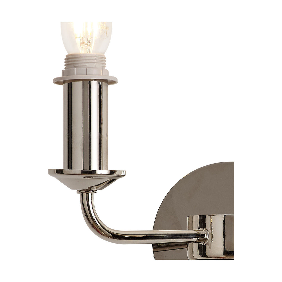 Banyan 2 Light E14 Wall Light 17.5cm High - Polished Nickel