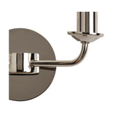 Banyan 2 Light E14 Wall Light 17.5cm High - Polished Nickel