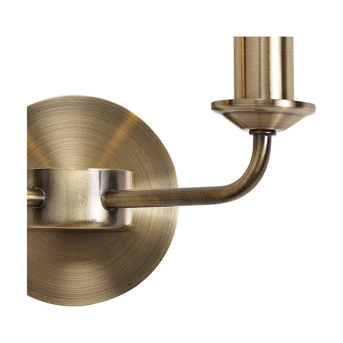 Banyan 2 Light E14 Wall Light 17.5cm High - Antique Brass