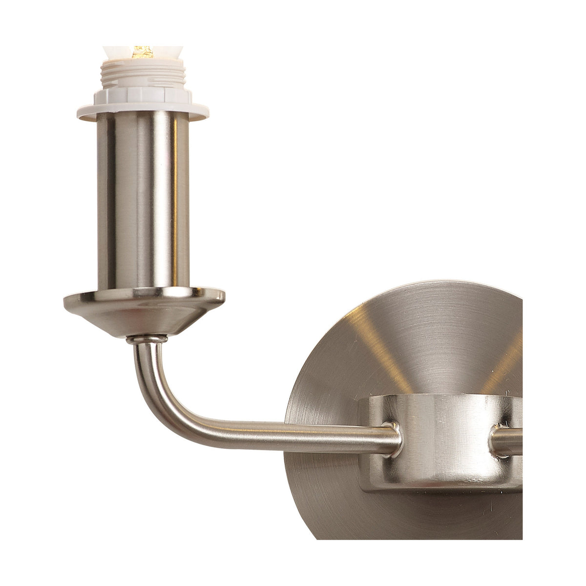 Banyan 2 Light E14 Wall Light 17.5cm High - Satin Nickel