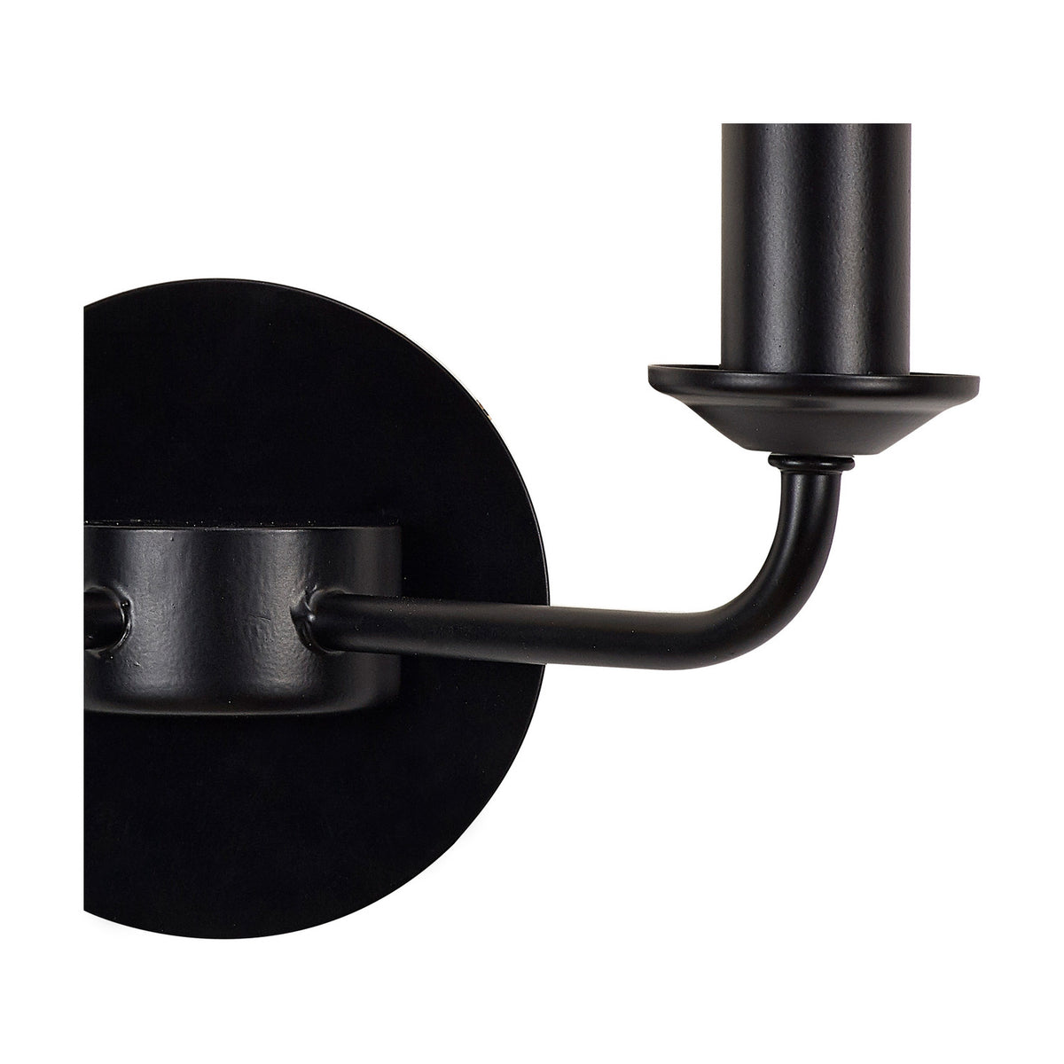 Banyan 2 Light E14 Wall Light 17.5cm High - Matt Black