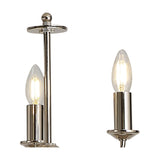 Banyan 3 Light E14 Floor Lamp 30cm - Polished Nickel