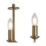 Banyan 3 Light E14 Floor Lamp 30cm - Antique Brass