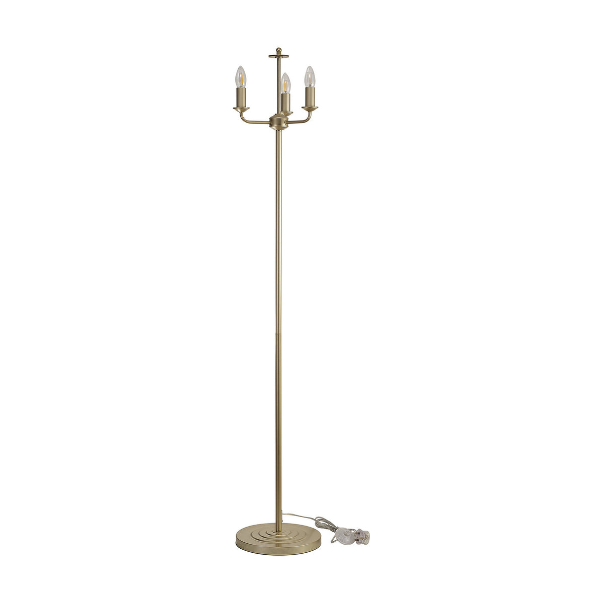 Banyan 3 Light E14 Floor Lamp 30cm - Champagne Gold